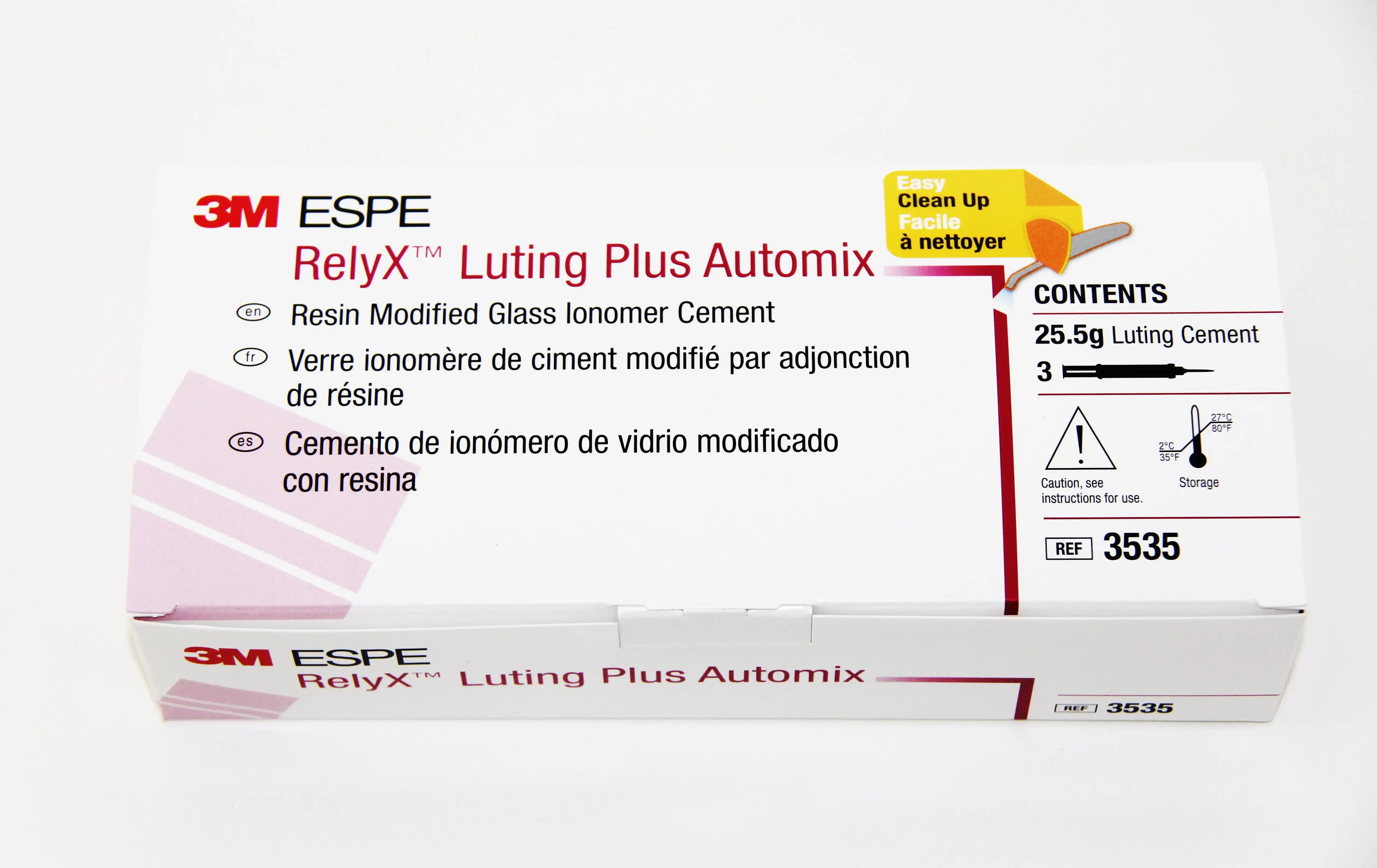 Rely-X Luting Plus Automix Syringe - Triple Pack